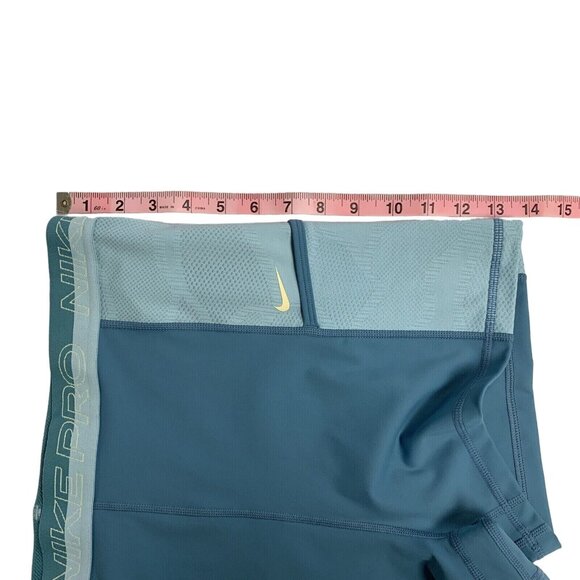 Women’s Nike Pro High-Waisted 3" Training Shorts with Pockets XL DX0059 440 - Picture 10 of 11